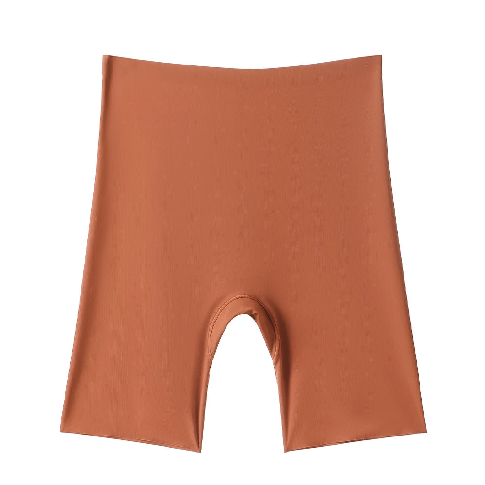   foto del producto Bragas sin costuras de cintura alta para mujeres Control de barriga Levantamiento de cadera seda.