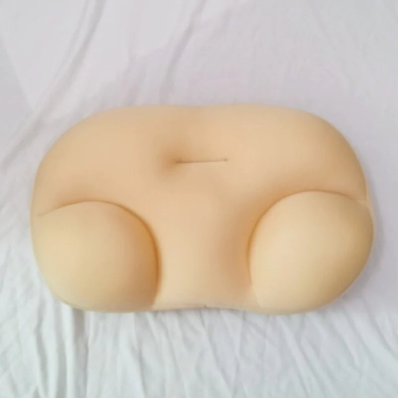 All-Round Cloud Pillow Multifunctional Egg Sleep Pillow Solid Color Super Soft Pillow for Neck Home Textiles Dropshipping
